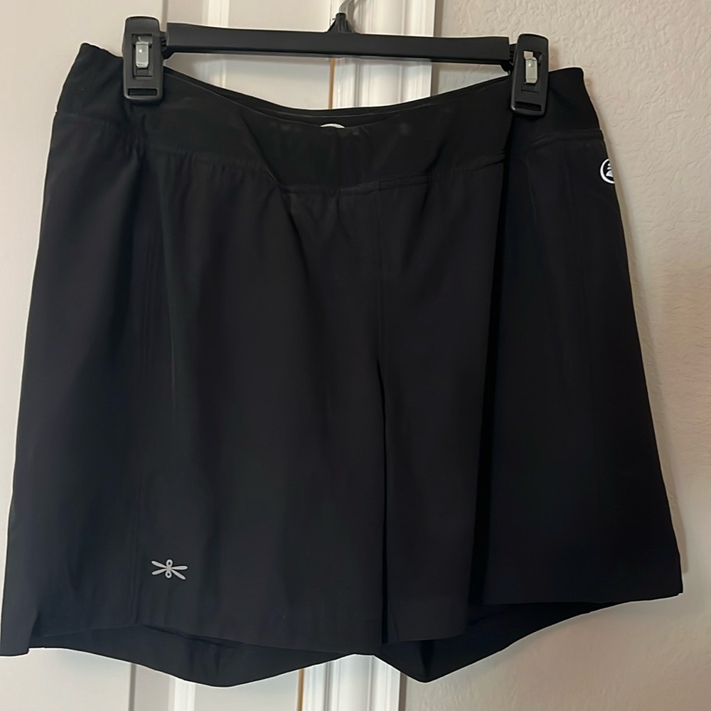 Women’s Black Padded Seat Cycling Shorts Size Medium